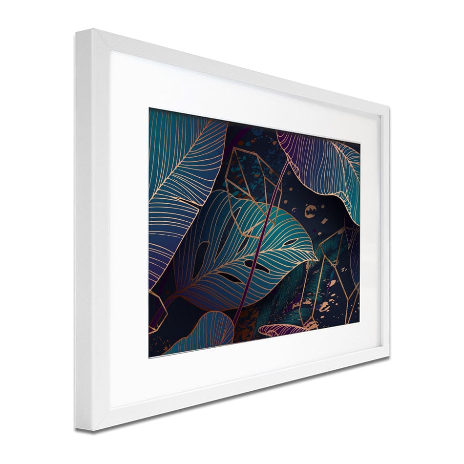 Luxe Palm Abstract Framed Art Print wall art product Gluiki / Shutterstock