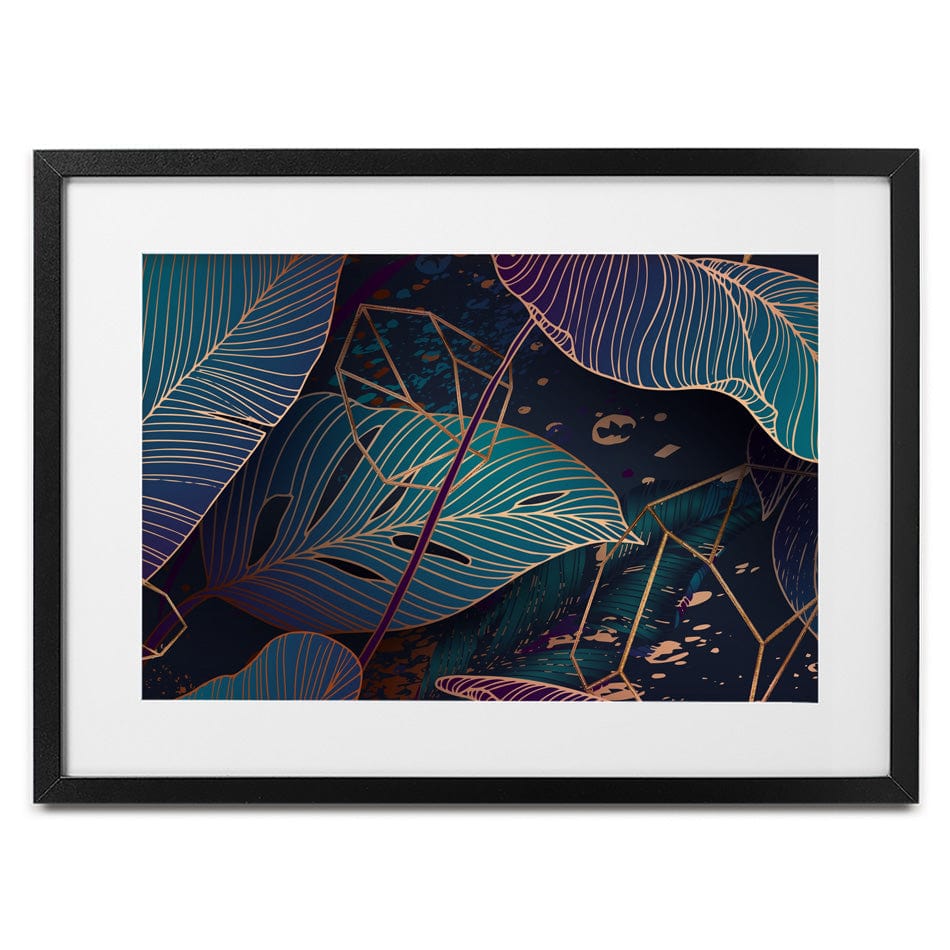 Luxe Palm Abstract Framed Art Print wall art product Gluiki / Shutterstock