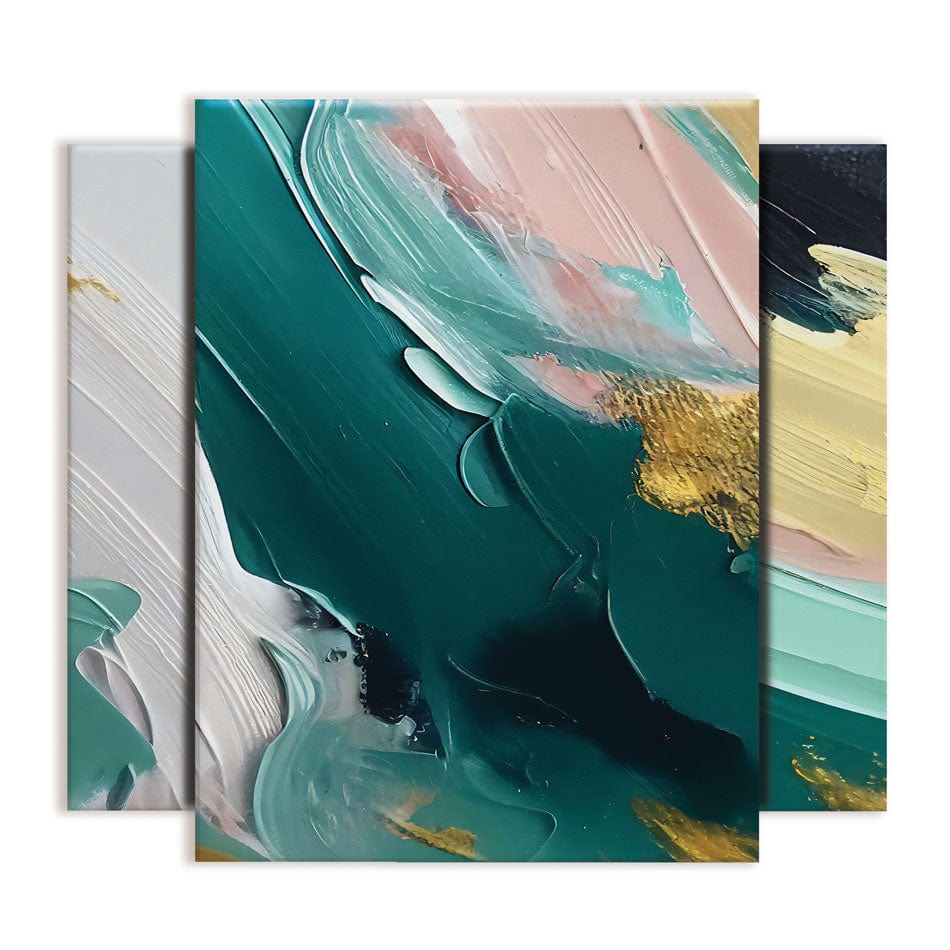 Minty Green Trio Canvas Print wall art product jesseyy / Shutterstock