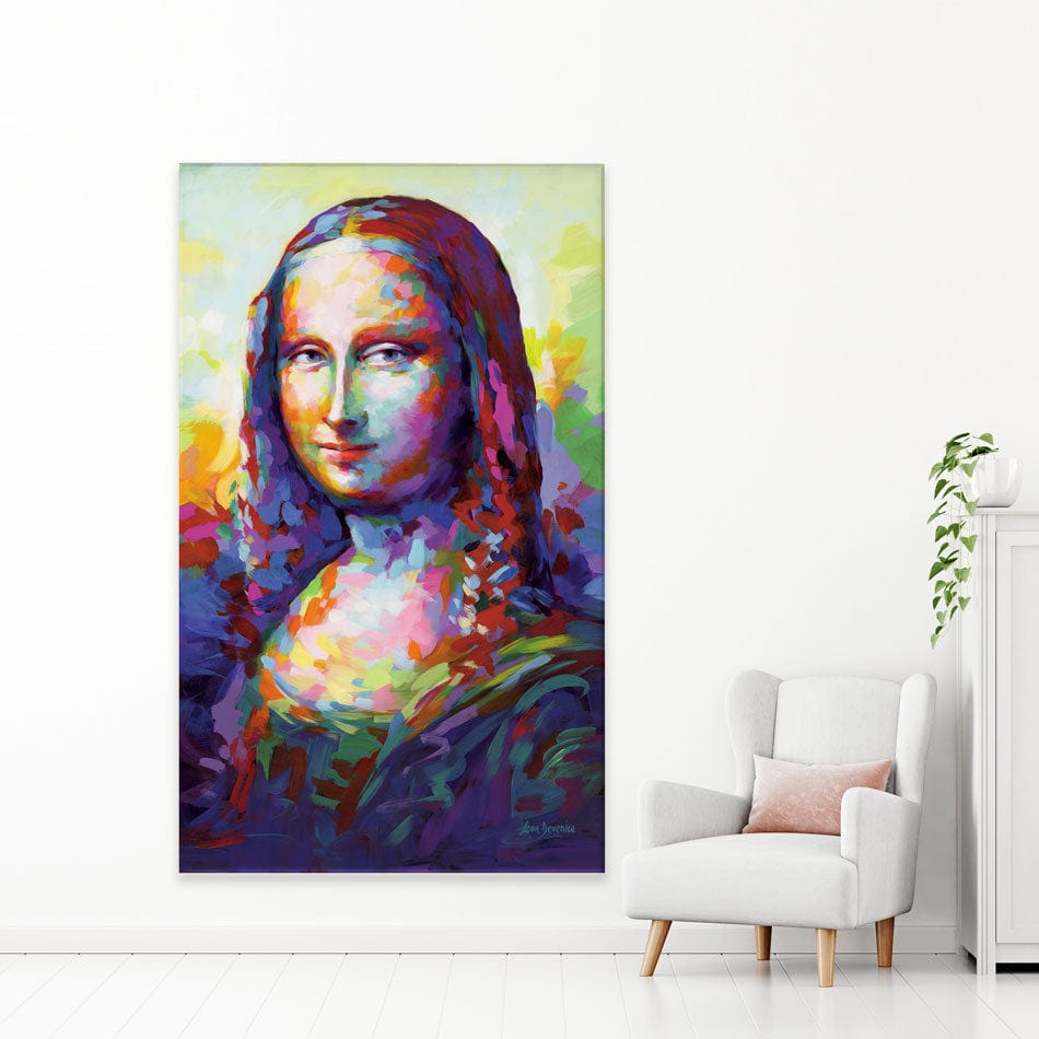 Mona Lisa Canvas Print wall art product Leon Devenice