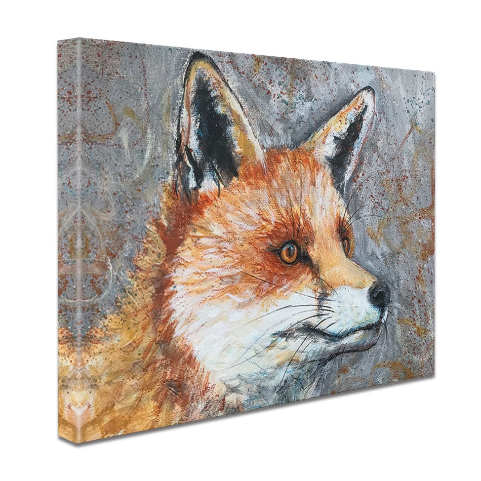 Mr Fox Canvas Print wall art product Jane Brookshaw