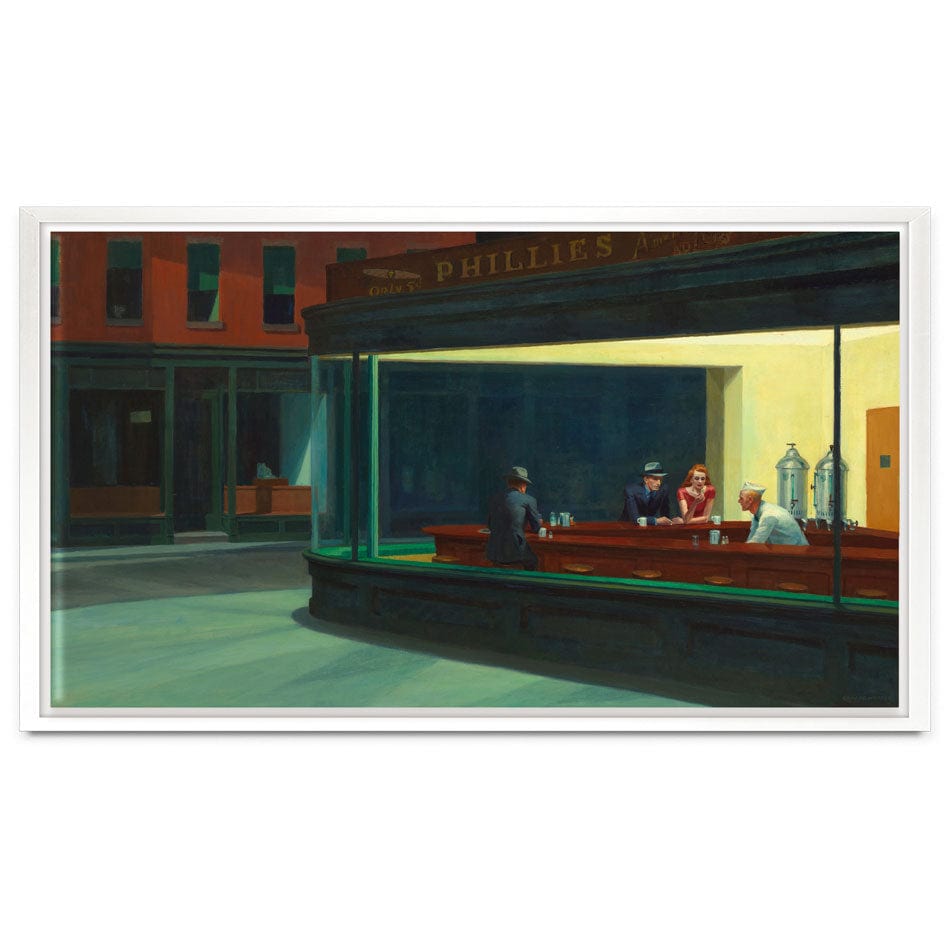 Nighthawks Canvas Print wall art product Edward Hopper