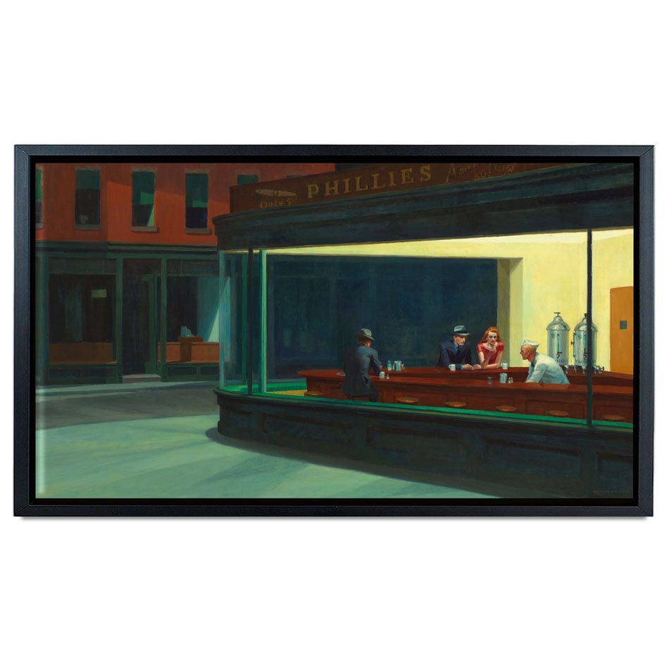 Nighthawks Canvas Print wall art product Edward Hopper