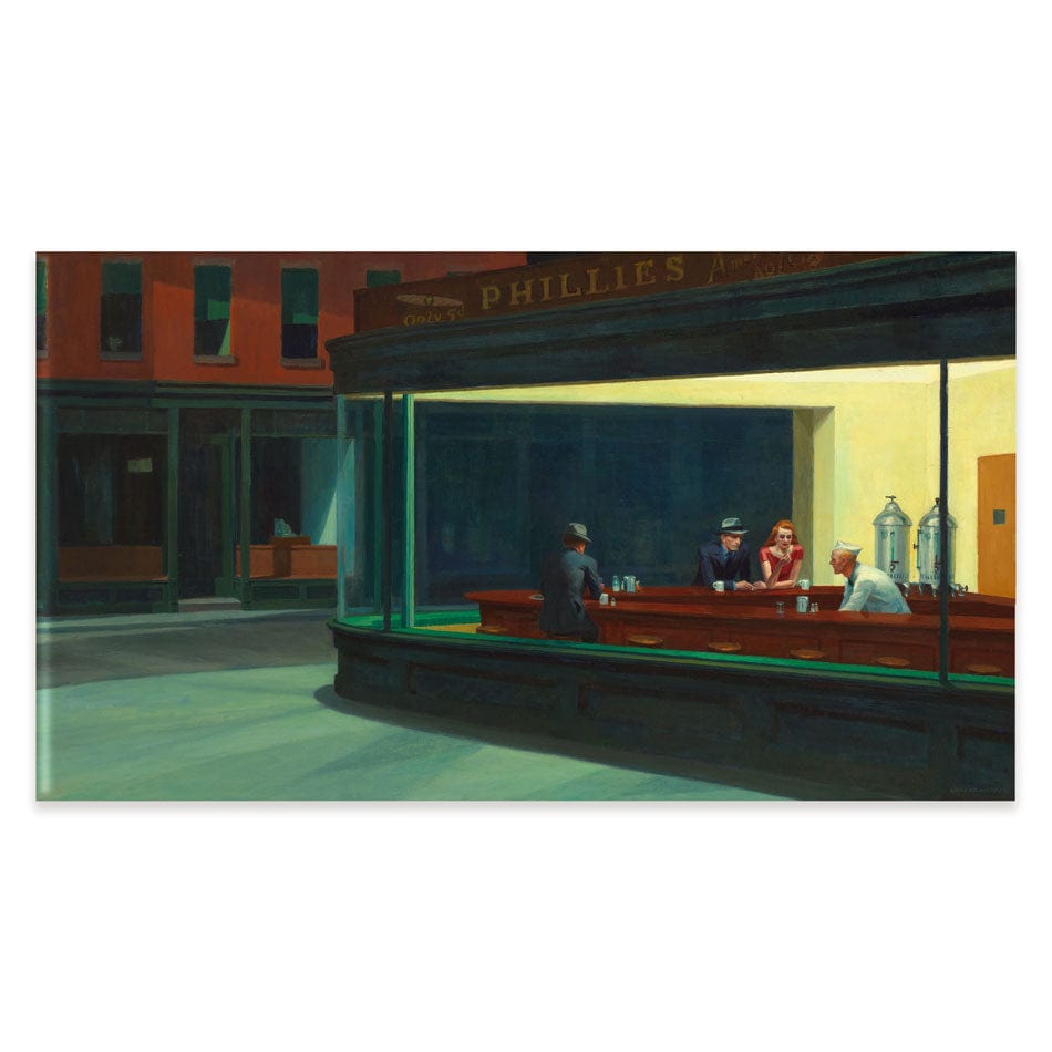 Nighthawks Canvas Print wall art product Edward Hopper