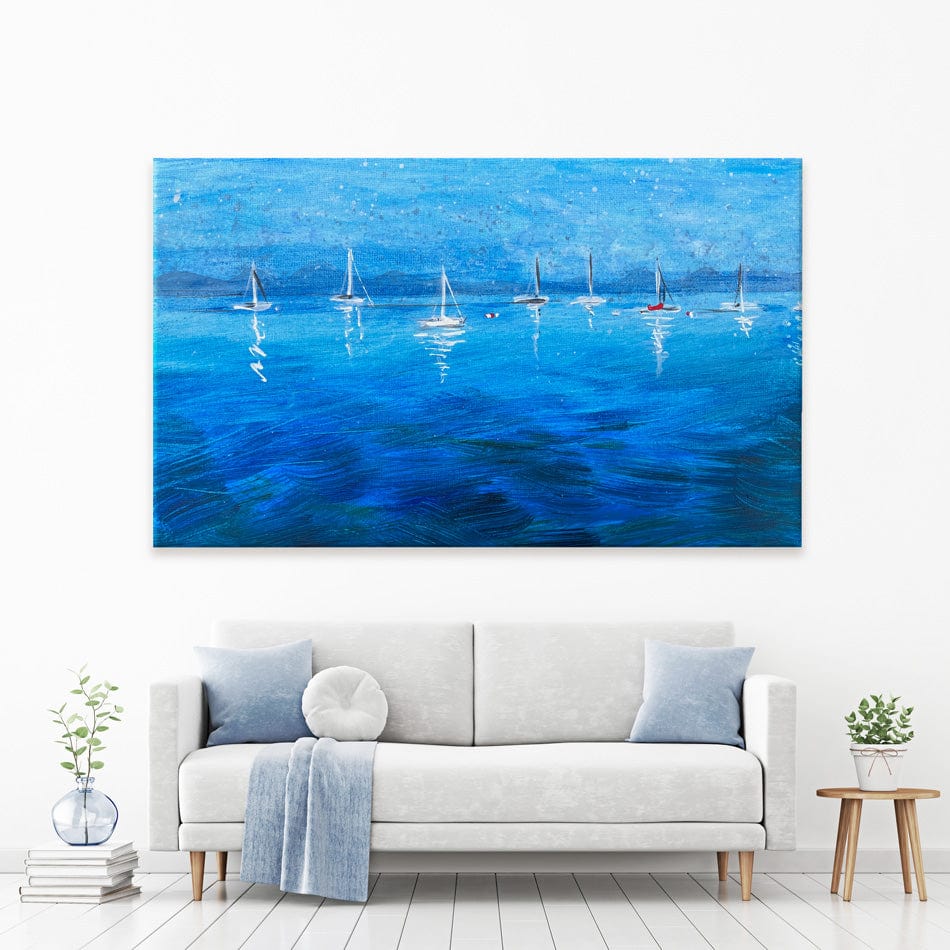 Peaceful Seascape Canvas Print wall art product Jane Brookshaw