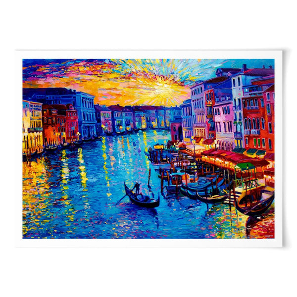 Rainbow Venice Art Print – Art Print Shop