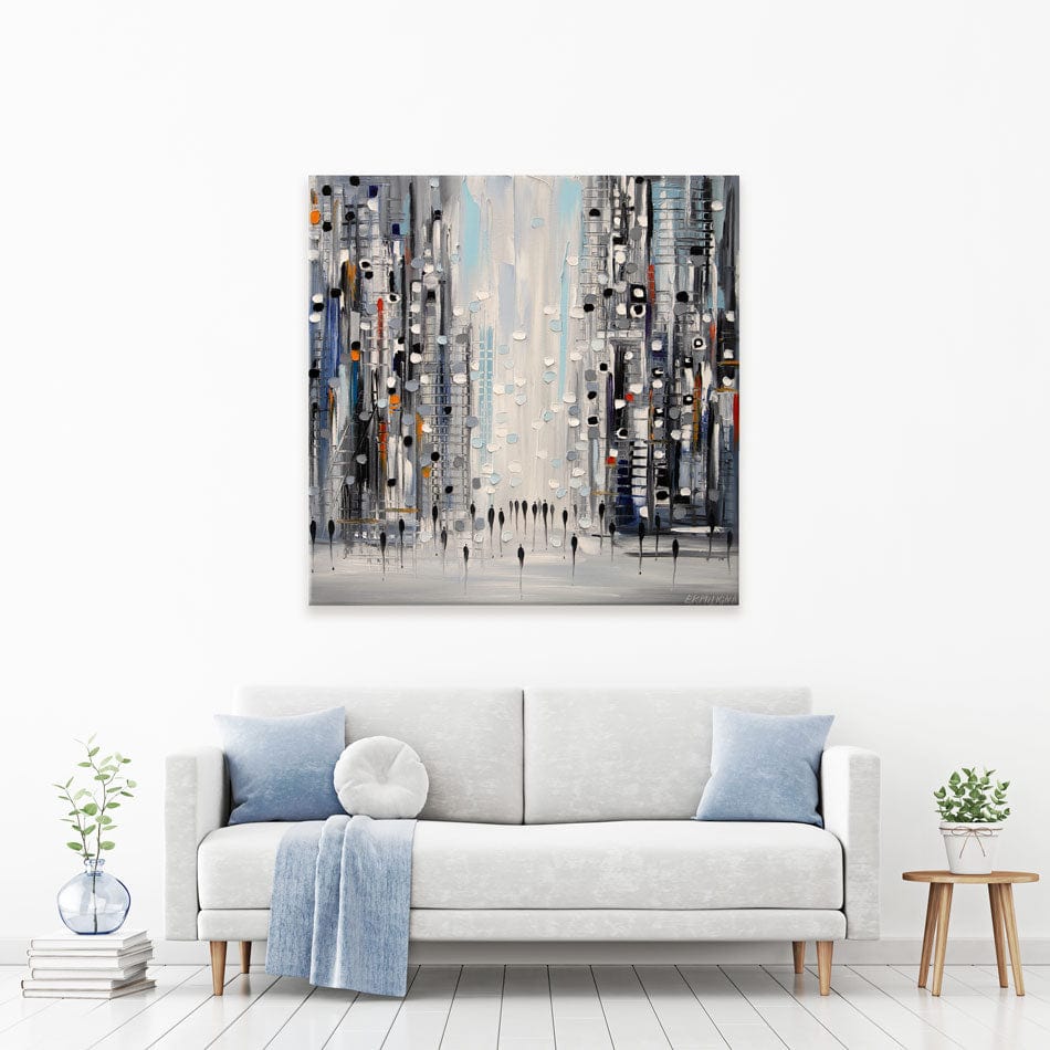 Street Life Canvas Print wall art product Ekaterina Ermilkina / Independent