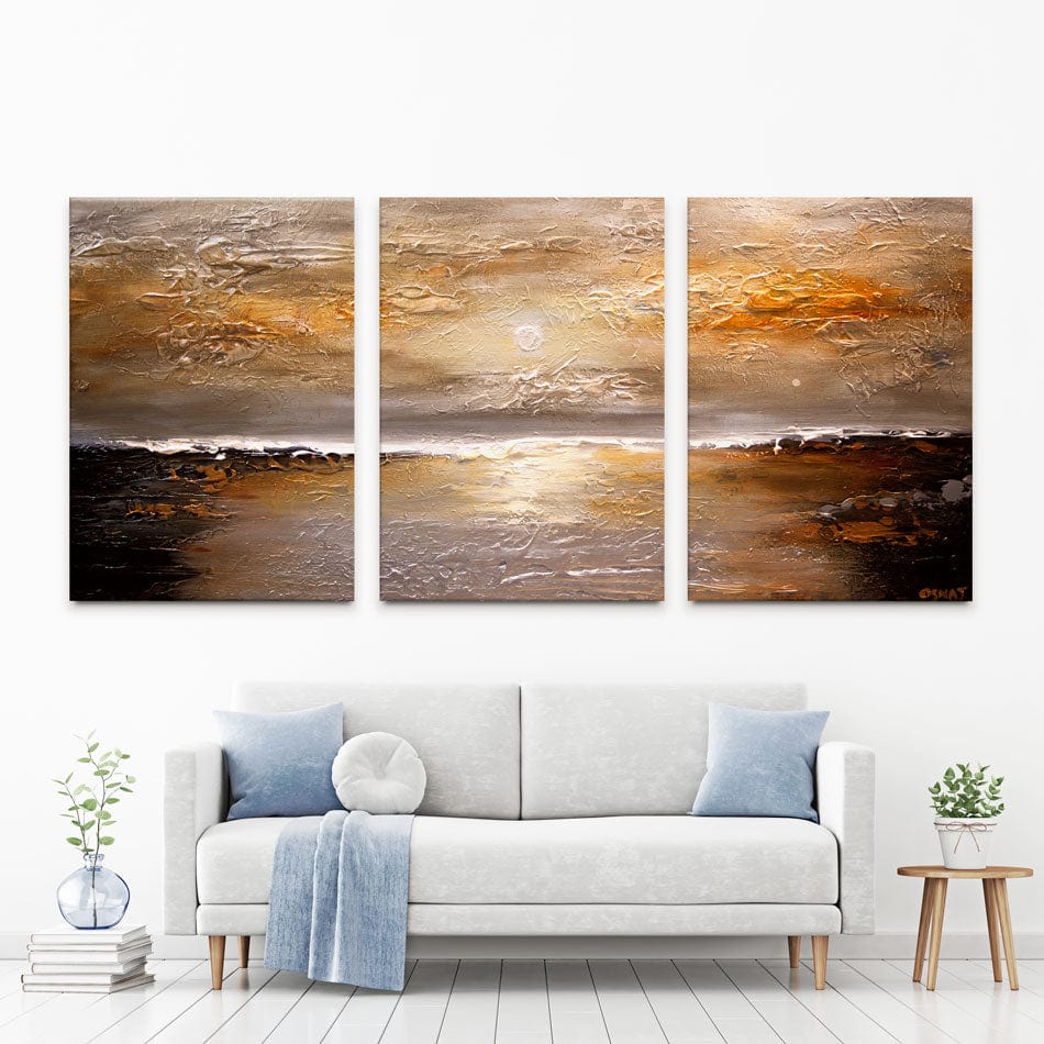 Sunset Trio Canvas Print wall art product Osnat Tzadok