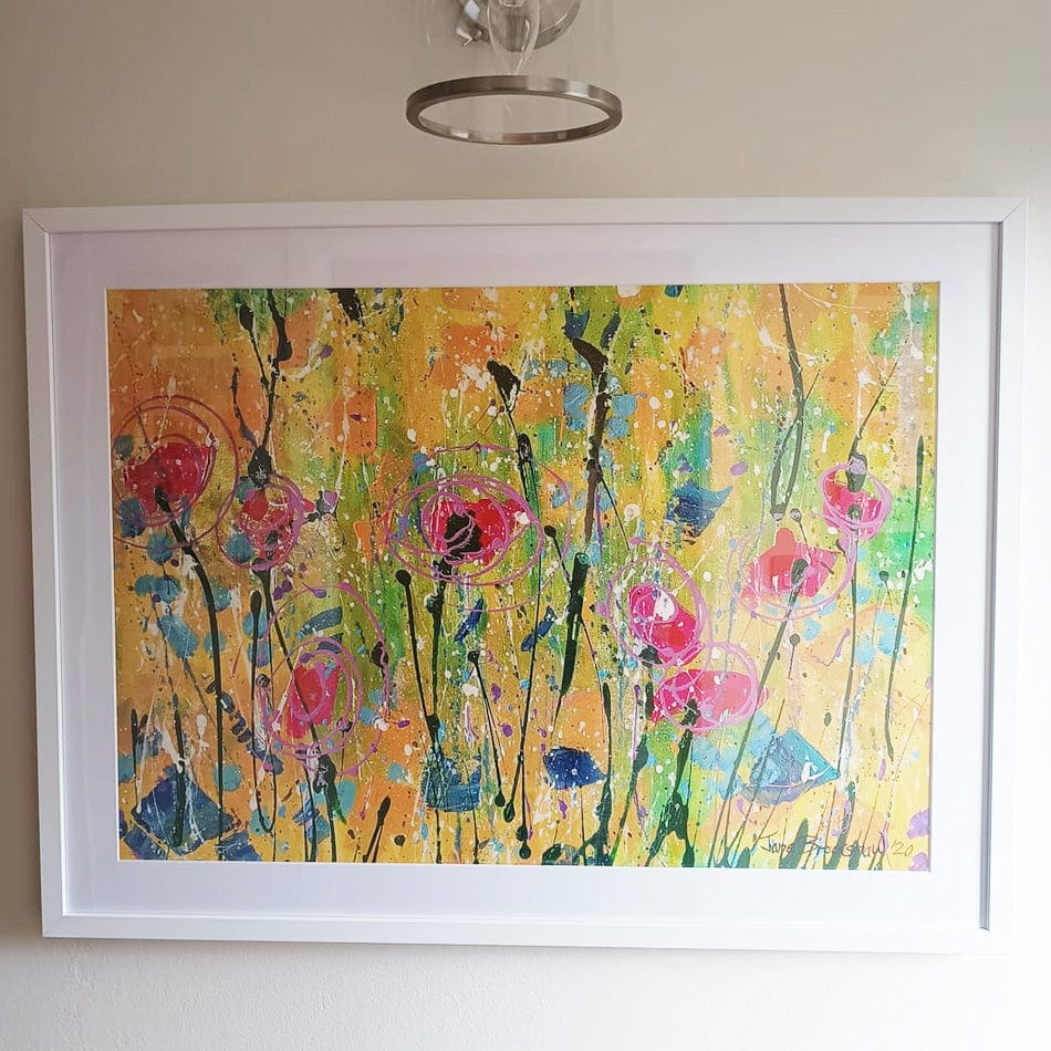 Sweetness And Light Framed Art Print wall art product Jane Brookshaw