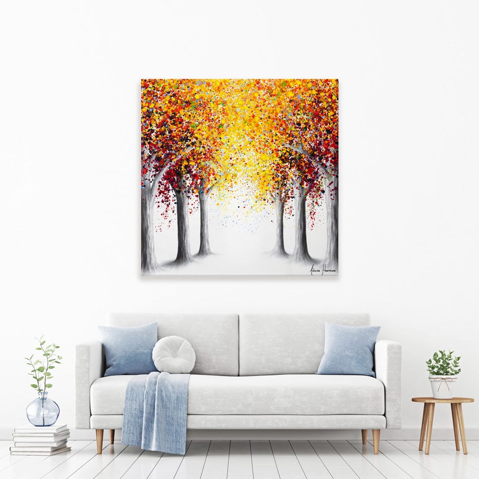 The Journey Continues Square Canvas Print wall art product Ashvin Harrison