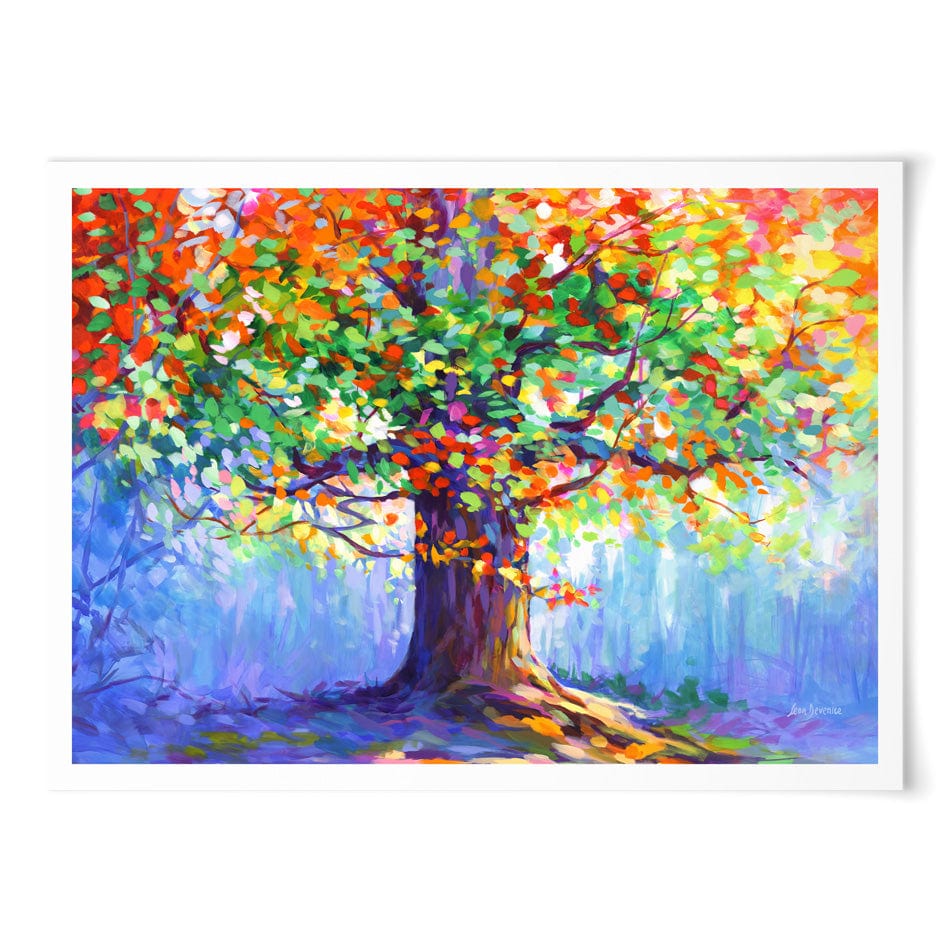 Tree Of Blossoming Romance Art Print wall art product Leon Devenice