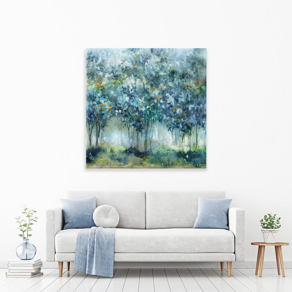 Treetop Mist Canvas Print wall art product Carol Robinson