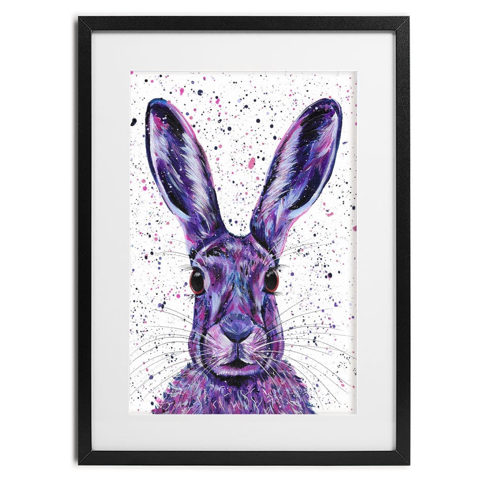 Wild Hare Hallie Framed Art Print wall art product Emma LC Art