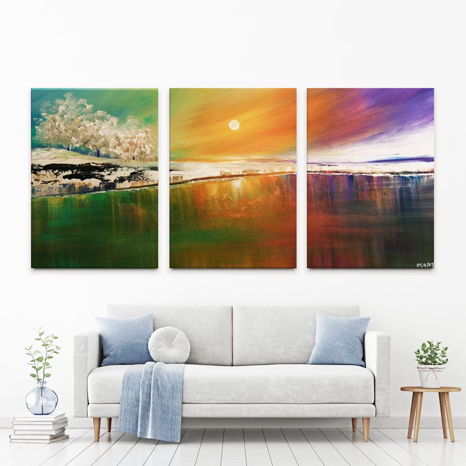 Winter Warmth Trio Canvas Print wall art product Osnat Tzadok