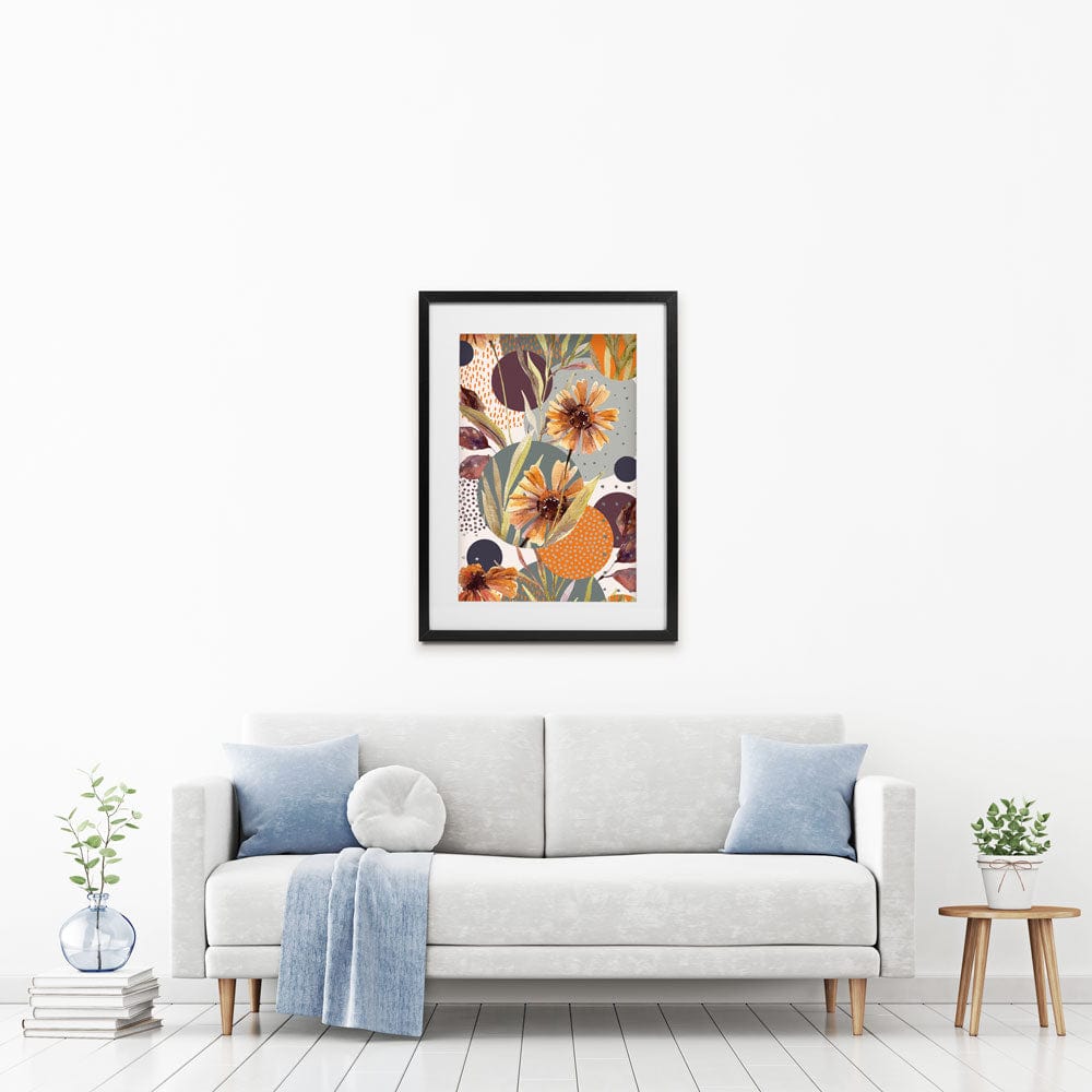 Abstract Floral Framed Art Print wall art product Tanya Syrytsyna / Shutterstock