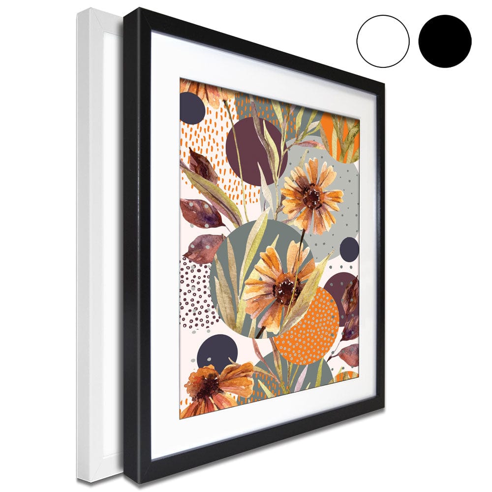 Abstract Floral Framed Art Print wall art product Tanya Syrytsyna / Shutterstock