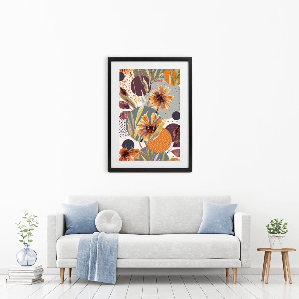 Abstract Floral Framed Art Print wall art product Tanya Syrytsyna / Shutterstock