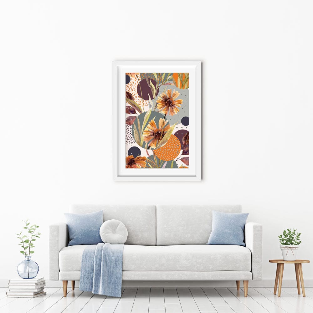 Abstract Floral Framed Art Print wall art product Tanya Syrytsyna / Shutterstock