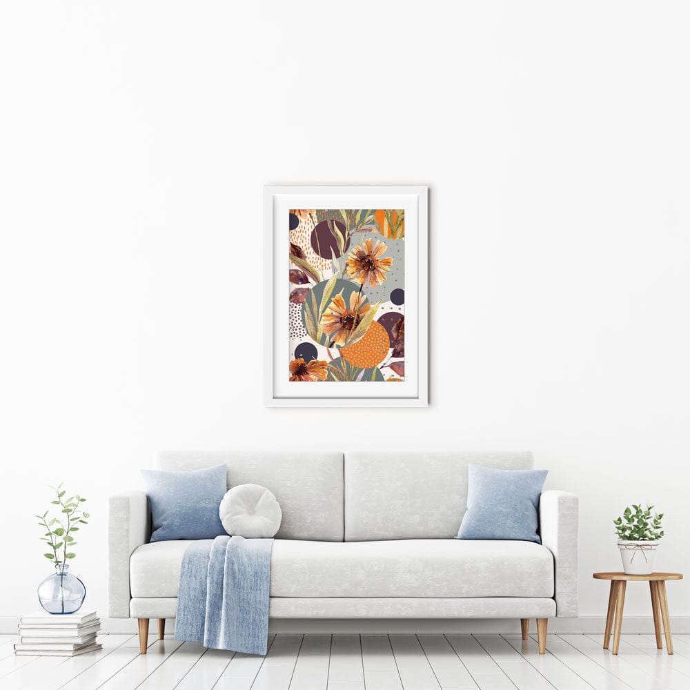 Abstract Floral Framed Art Print wall art product Tanya Syrytsyna / Shutterstock