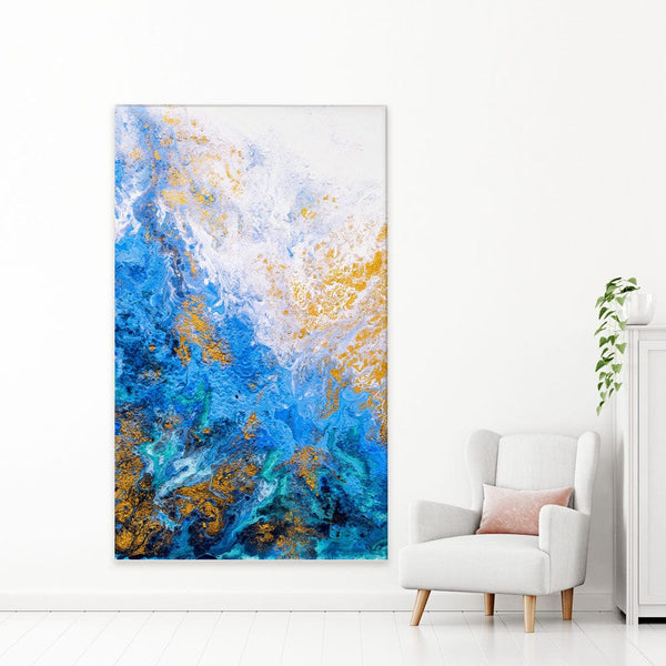 Abstract Ocean Canvas Print – Art Print Shop