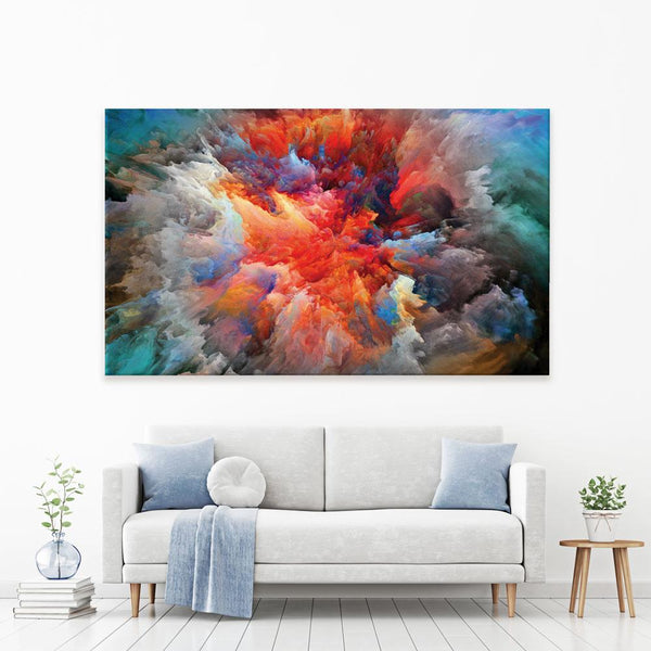 Colourful Explosion Canvas Print – Art Print Shop