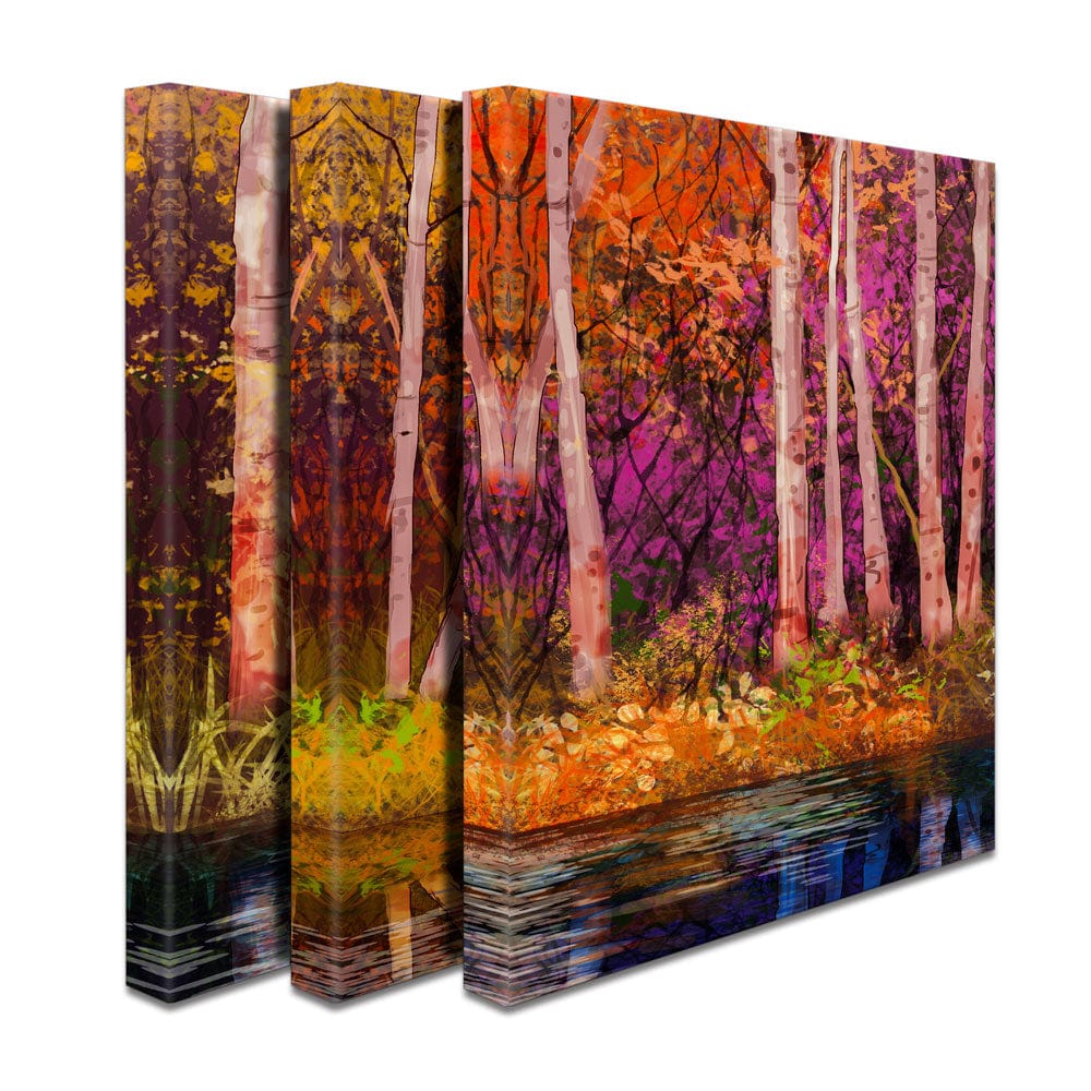 Autumn Trees Trio Canvas Print wall art product pluie_r / Shutterstock