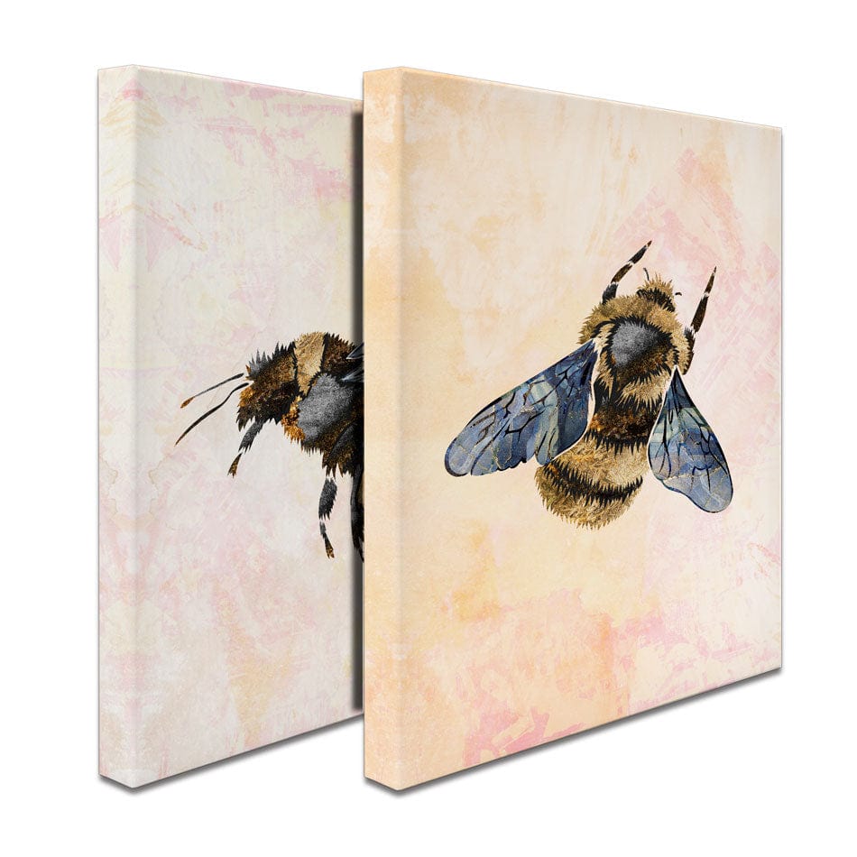 Bees Duo Canvas Print wall art product Sarah Manovski