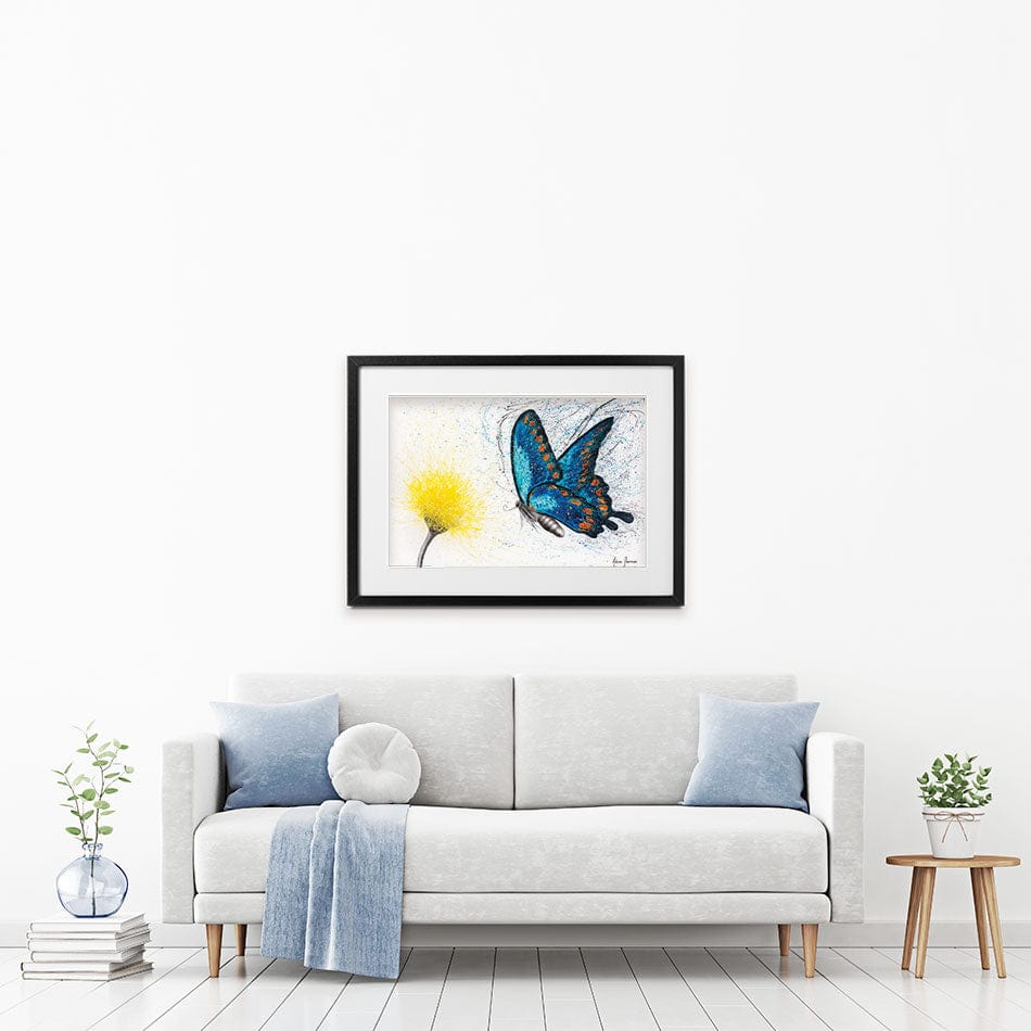 Bloomful Butterfly Framed Art Print wall art product Ashvin Harrison