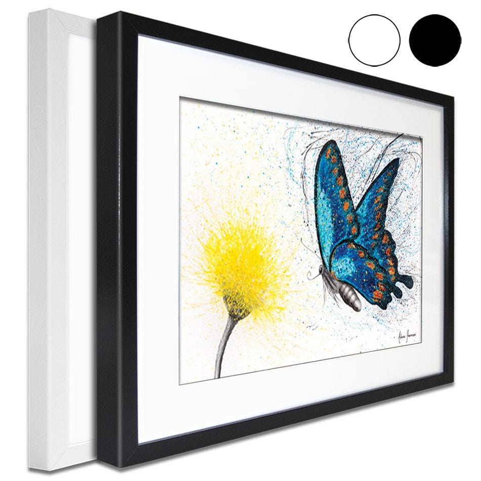 Bloomful Butterfly Framed Art Print wall art product Ashvin Harrison