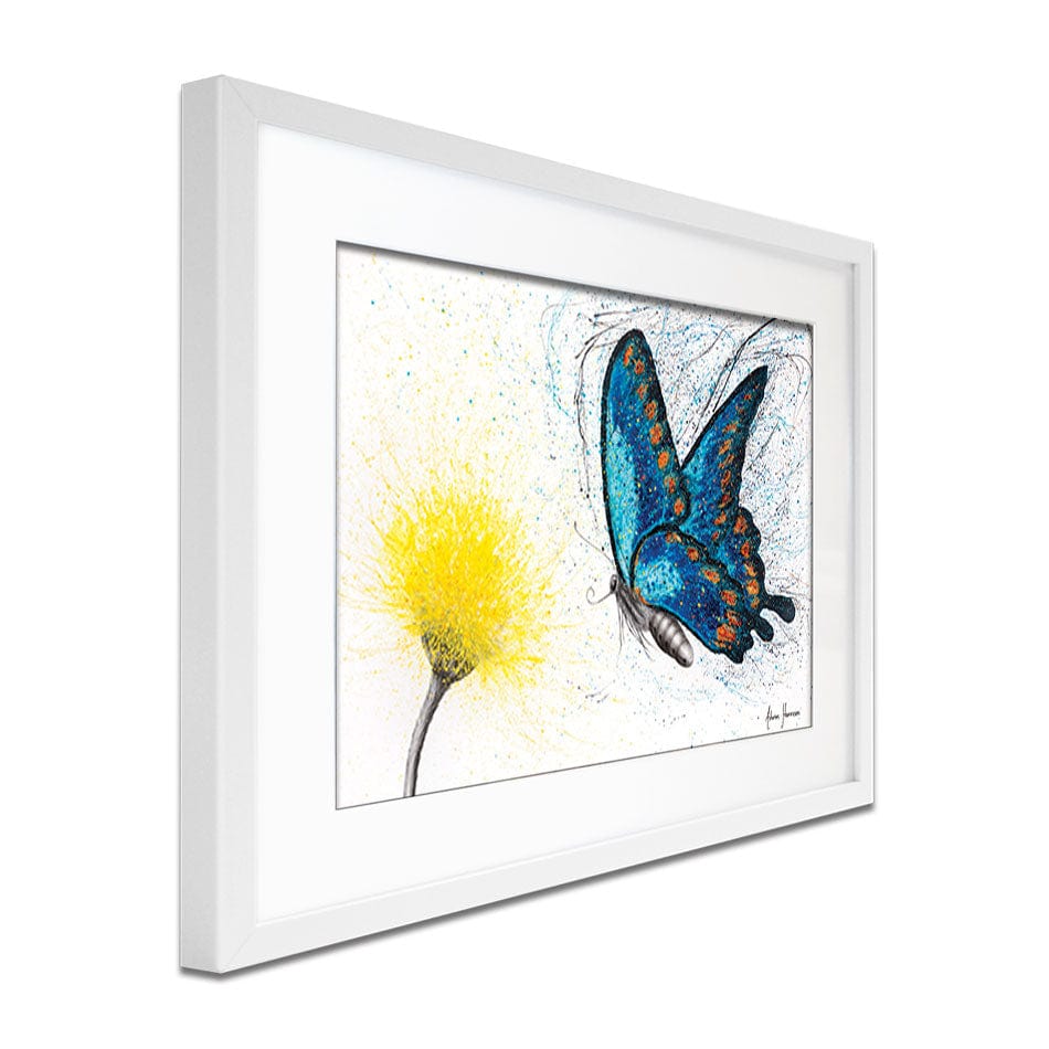 Bloomful Butterfly Framed Art Print wall art product Ashvin Harrison