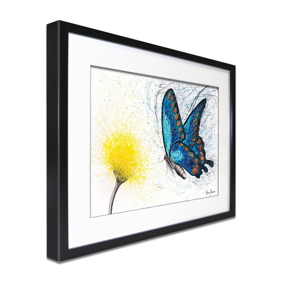 Bloomful Butterfly Framed Art Print wall art product Ashvin Harrison