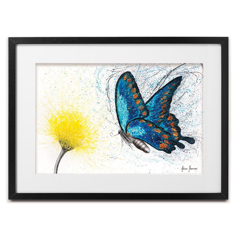 Bloomful Butterfly Framed Art Print wall art product Ashvin Harrison