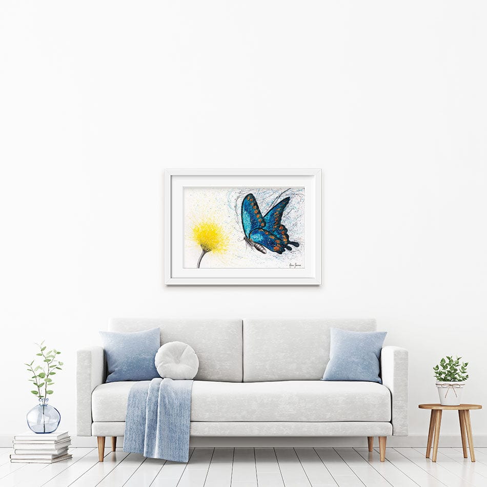 Bloomful Butterfly Framed Art Print wall art product Ashvin Harrison