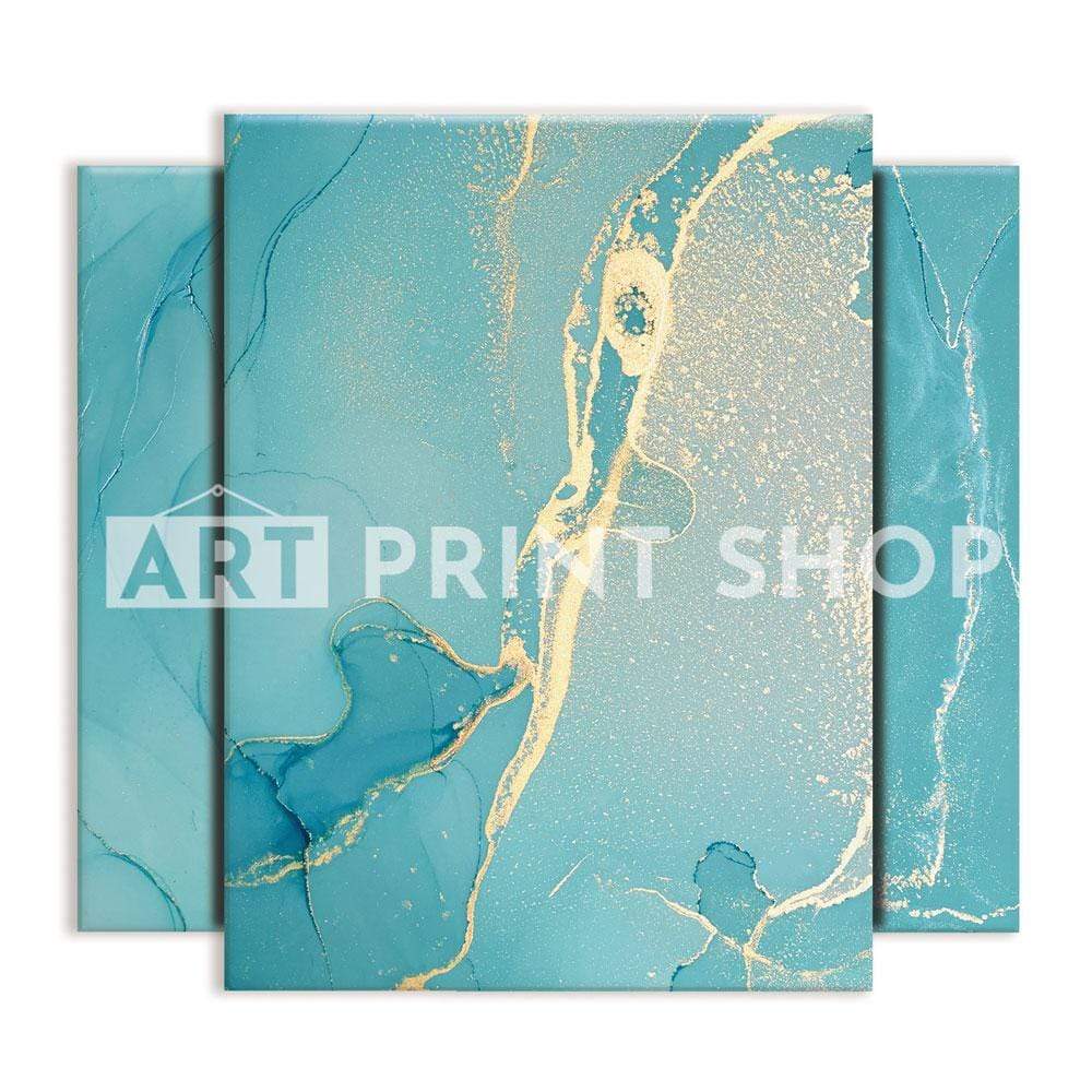 Blue Marble Trio Canvas Print wall art product djero.adlibeshe yahoo.com / Shutterstock