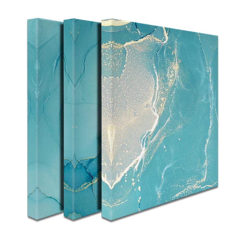 Blue Marble Trio Canvas Print wall art product djero.adlibeshe yahoo.com / Shutterstock