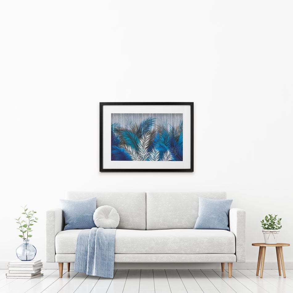 Blue Tropics Framed Art Print wall art product fotooboi_kld / Shutterstock