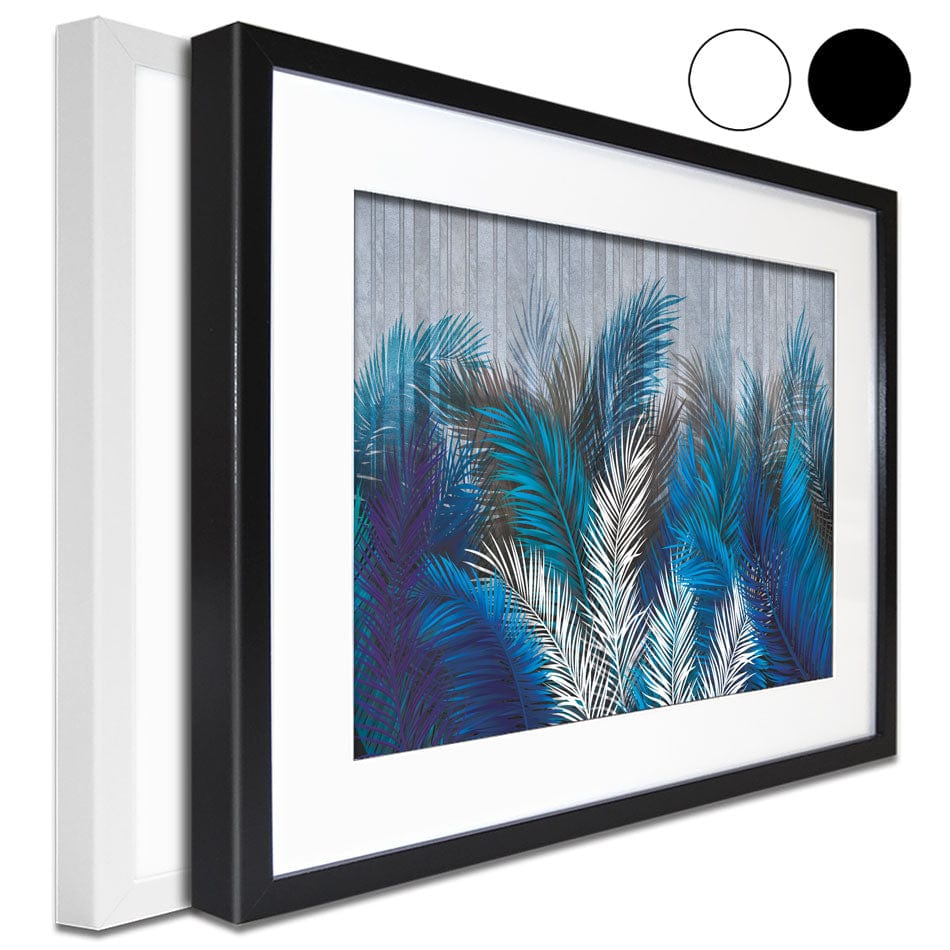 Blue Tropics Framed Art Print wall art product fotooboi_kld / Shutterstock