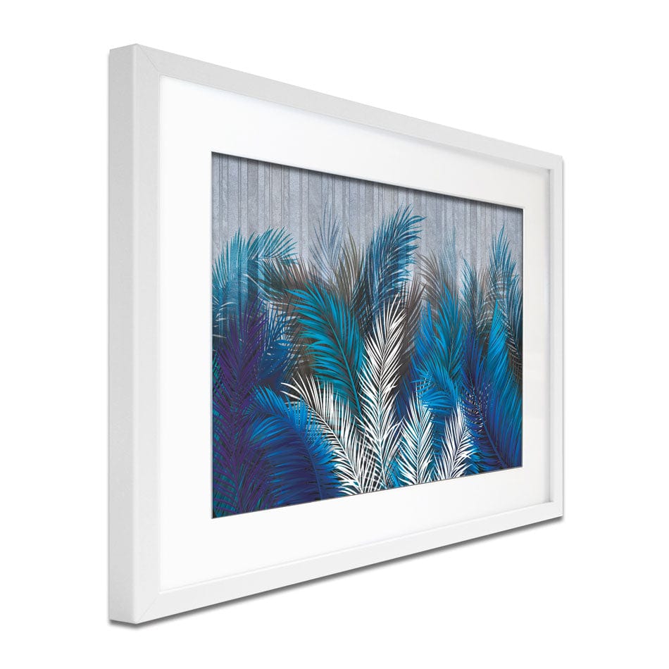 Blue Tropics Framed Art Print wall art product fotooboi_kld / Shutterstock