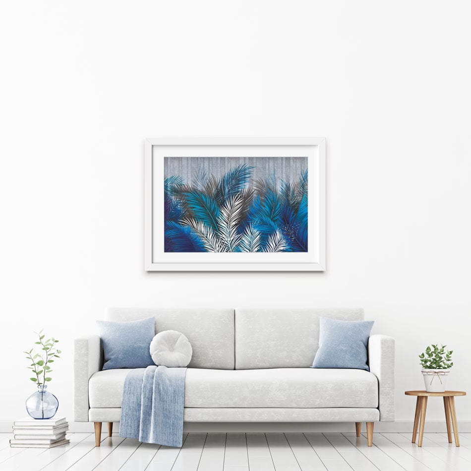 Blue Tropics Framed Art Print wall art product fotooboi_kld / Shutterstock