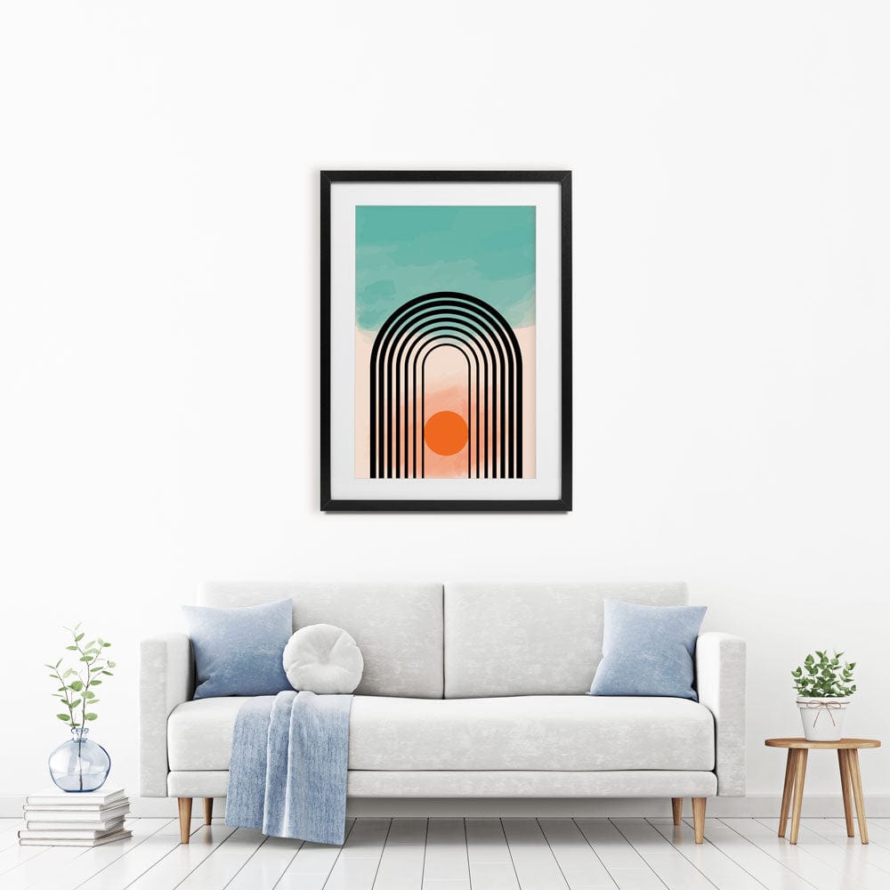 Boho Framed Art Print wall art product Zaie / Shutterstock