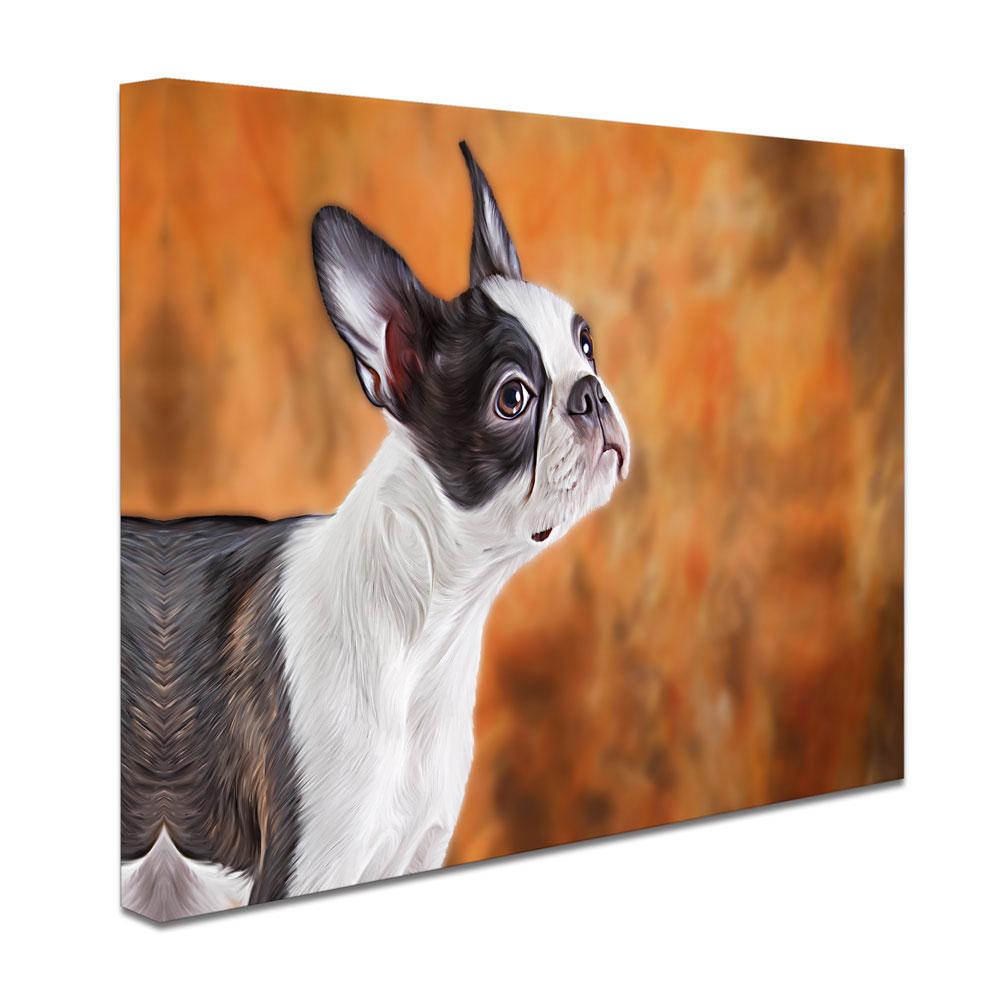 Boston Terrier Canvas Print wall art product dezy / Shutterstock