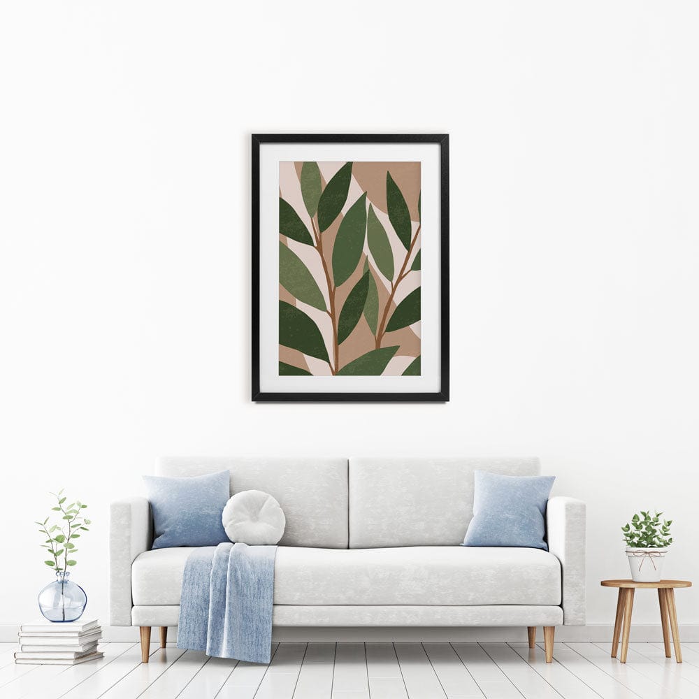 Botanical Boho Framed Art Print wall art product anna1195 / Shutterstock