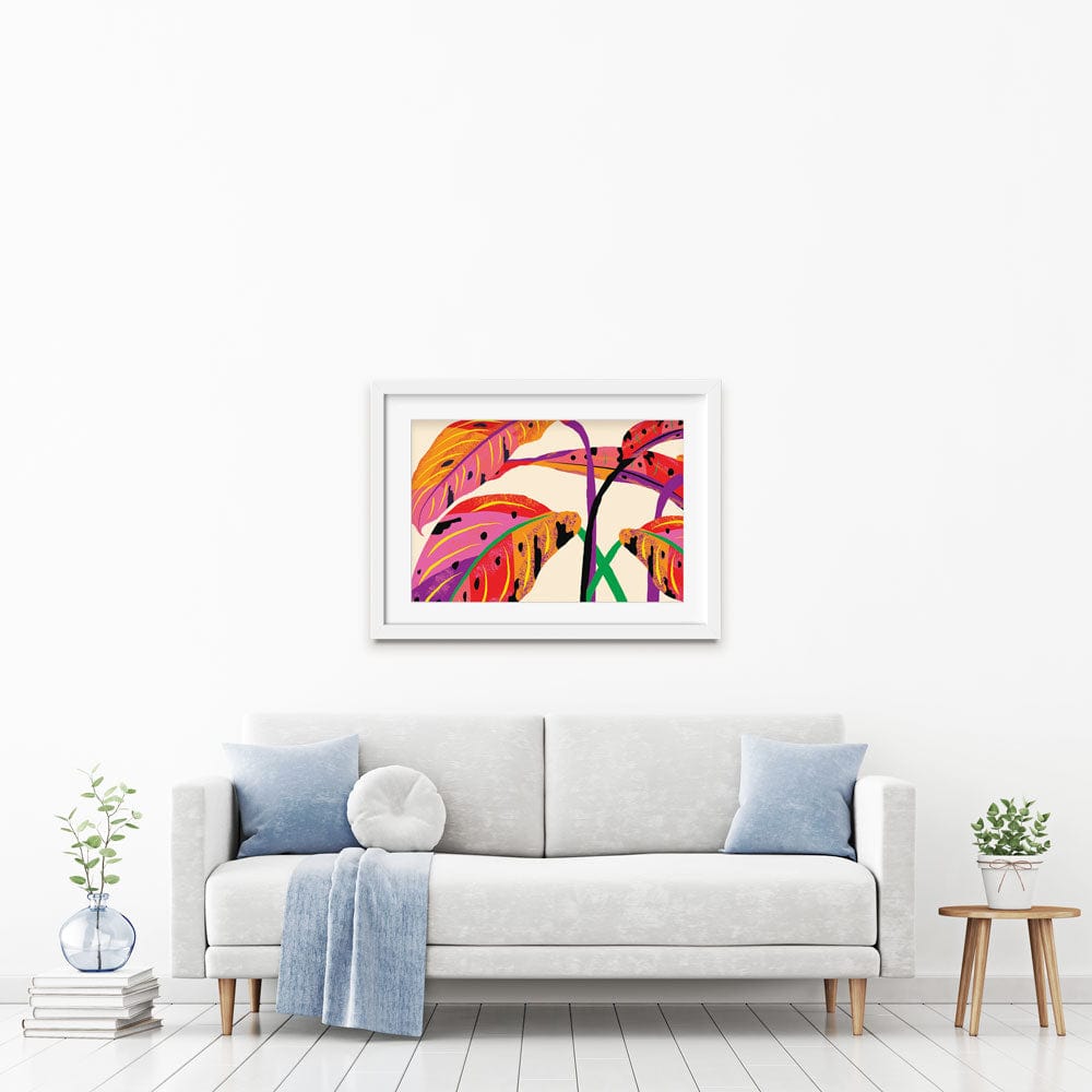 Colourful Foliage Framed Art Print wall art product vectortwins / Shutterstock