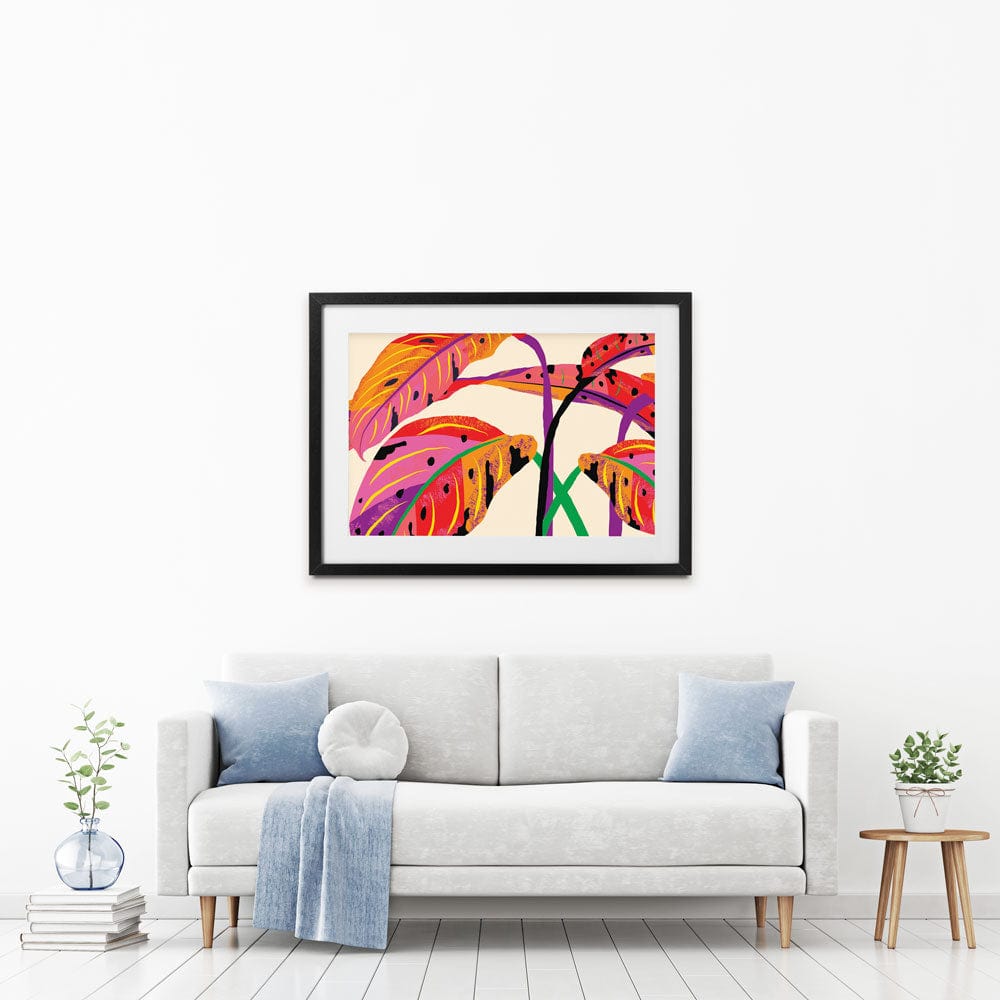 Colourful Foliage Framed Art Print wall art product vectortwins / Shutterstock