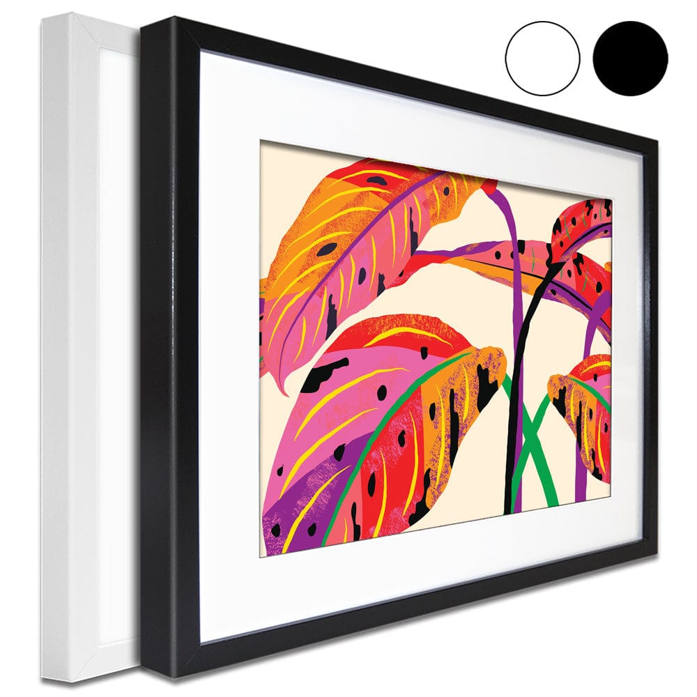 Colourful Foliage Framed Art Print wall art product vectortwins / Shutterstock