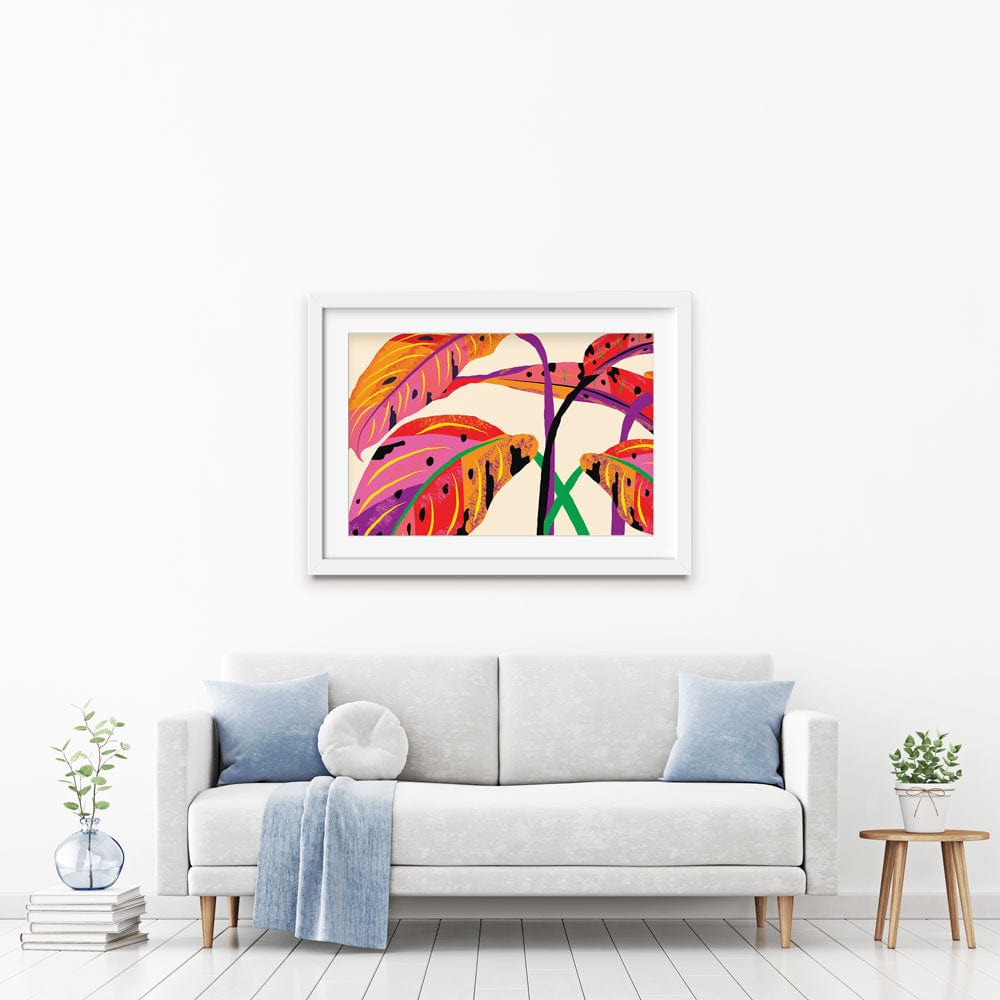 Colourful Foliage Framed Art Print wall art product vectortwins / Shutterstock