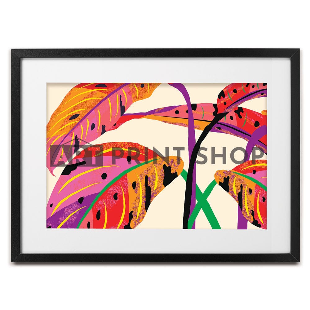 Colourful Foliage Framed Art Print wall art product vectortwins / Shutterstock