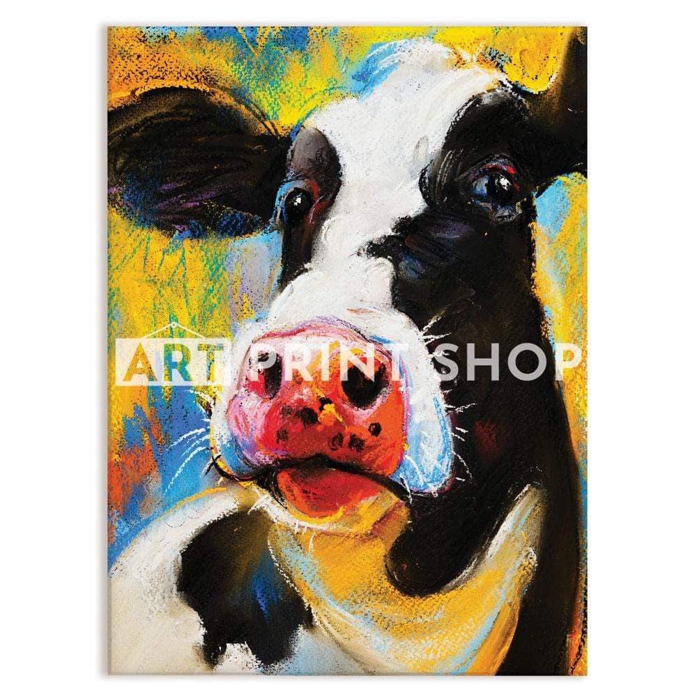 Cute Cow Portrait Canvas Print wall art product Ivailo Nikolov / Shutterstock