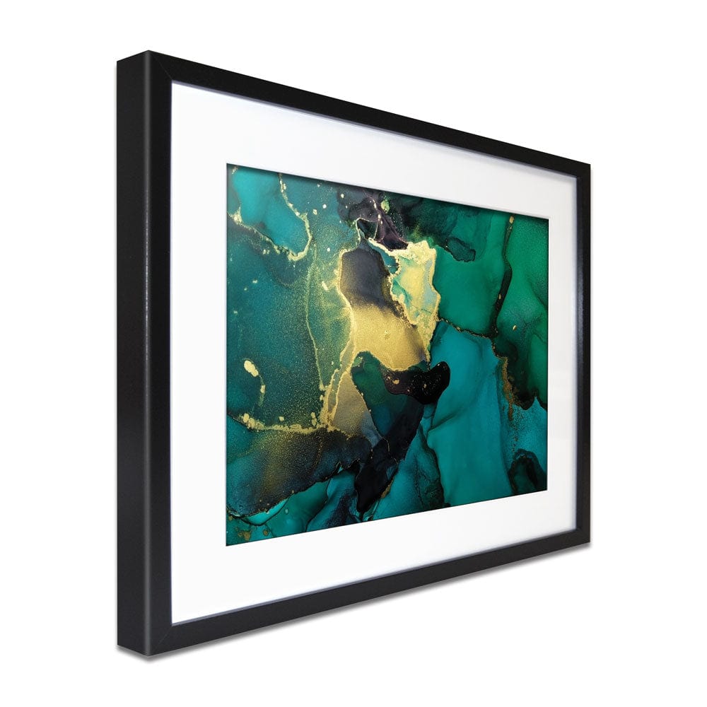 Dark Green Marble Framed Art Print wall art product coldsun777 / Shutterstock