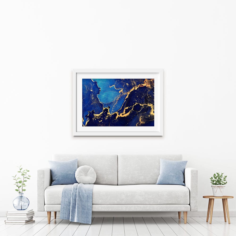 Electric Blue Framed Art Print wall art product djero.adlibeshe yahoo.com / Shutterstock